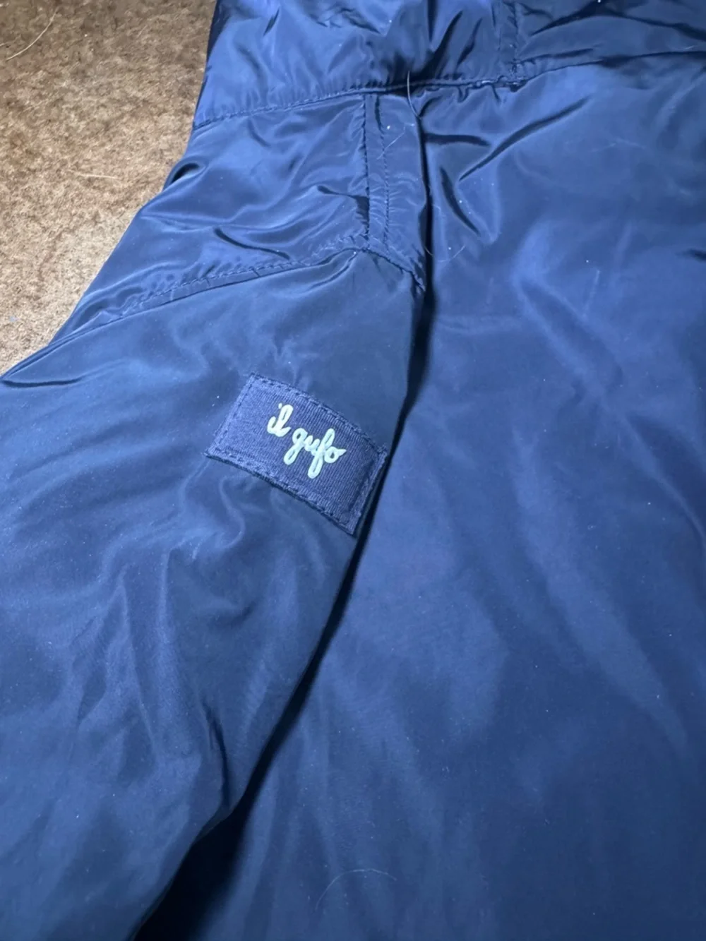 il gufo Navy Hooded Rain Jacket - 6M